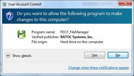 2. Installation on Windows PC Please make sure that the CF reader/writer works fine on Windows