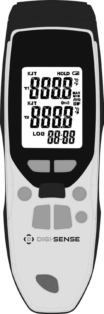 User Manual Dual-Input Data Logging Thermometers with NIST-Traceable Calibration Thermocouple Meter, Type J/K/T