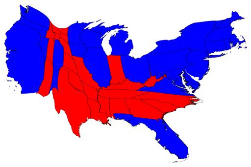 Cartograms [Election Results by