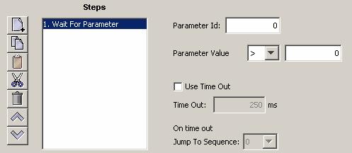 Functions Copley Indexer 2 Program User Guide 4.8: Wait for Parameter 4.8.1: Wait for Parameter Overview Wait for Parameter pauses execution of the sequence until the specified parameter condition is met.