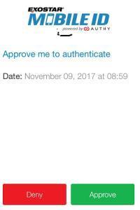 3. To approve with One Touch, click Approve from the push notification received via your mobile device. 4.