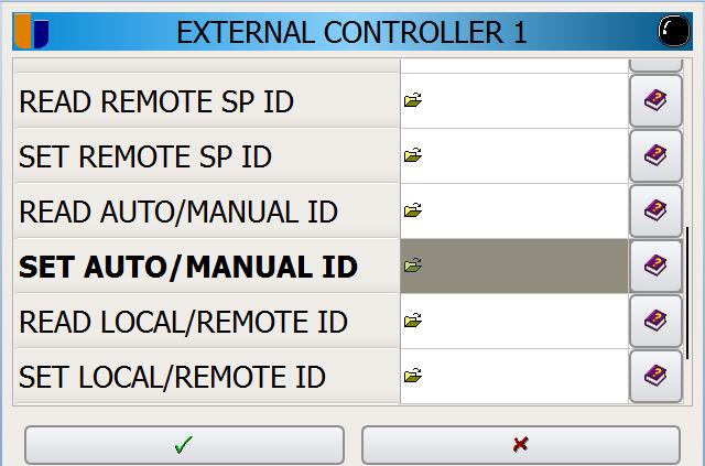 PROTHERM 455 User Manual Rev. 3.0 Page 39 of 63 7.5 External Controllers Menu: Here a user can define an external controller.