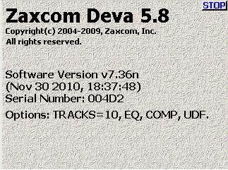 How to get here: (MENU key About Deva button) Deva-16 view Figure 3-69 About Deva page Deva-5.