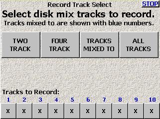 Page Level Shortcuts None Two Track button Pressing it enables tracks one and two. Four Track button Pressing it enables tracks one through four. Deva-5.