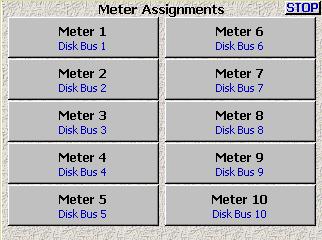 Chapter 3 Zaxcom Deva User s Manual Meter Assignments page Page purpose: This page displays what type of track source is assigned to each meter.