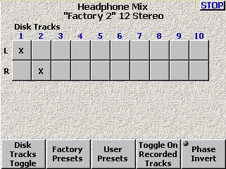 Options page {p.74}, you can toggle headphone alarm tone, or Mute Unrecorded Tracks. Also, using the Operating Mode page {p.