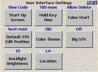 Zaxcom Deva User s Manual Chapter 3 User Interface Settings page Page purpose: This page allows you to configure some of the Deva s operations.