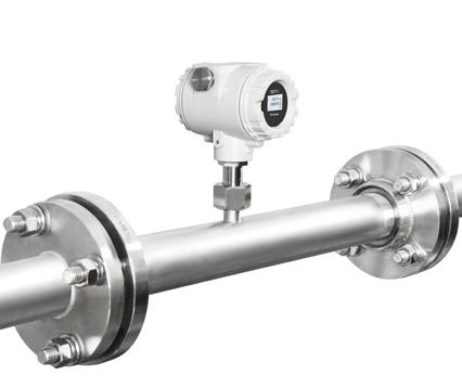 Insertion type installation through ball valve In line type installation through flanges or R thread Sensor head can be rotated in 90 steps through the screw nut