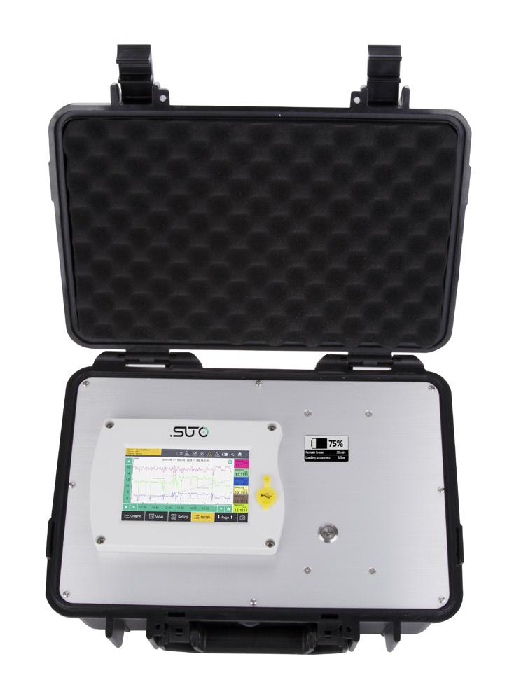 S 551 COMPRESSED AIR ANALYZER The ideal data logger for energy analyzes (ISO 50001) and air audits (ISO 11011) Features Easy to use Just connect the sensor and start the recording, no configuration