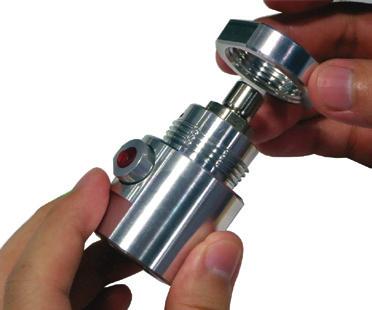 A699 3493 By-pass-type chamber with 6 mm hose in and out connection up to 1.5 MPa.