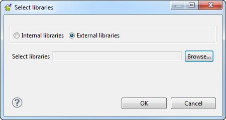 How to run a Job on the HDFS server 7. Browse to and select any jar file you need to import. 8. Click OK to validate the changes and to close the [Select libraries] dialog box.