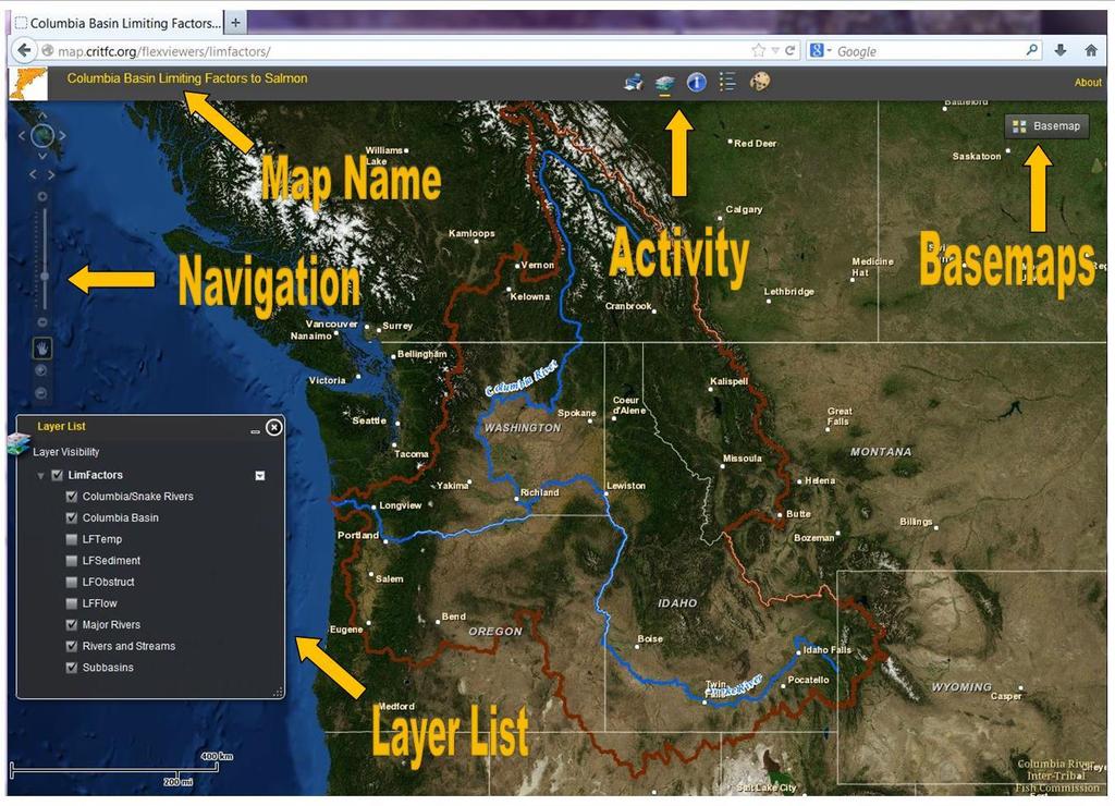 The map design is very similar to many other interactive maps on the web today.
