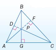 An altitude is a segment drawn from any vertex of a triangle perpendicular to its opposite side.