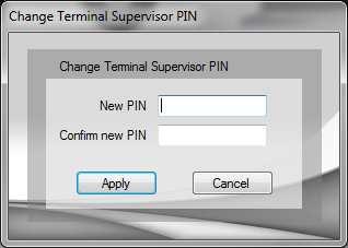 Security Settings Change Supervisor PIN Changing your supervisor PIN may prevent correct communication and