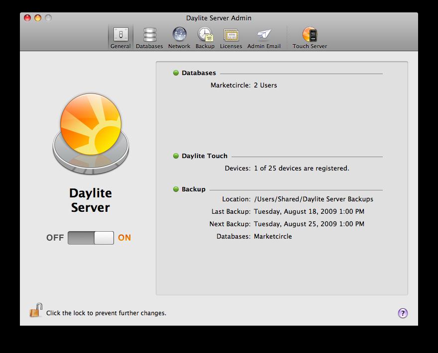! Overview Starting from v 3.9, Daylite and Daylite Server Admin exist as 2 different components.