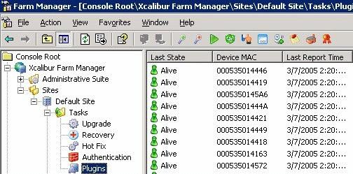 Plug-ins Service Queue Installation Service Configuration: From the Xcalibur Farm Manager snap-in right click the Farm / Site or IP Scope, and then click Properties.