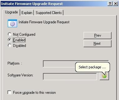 Firmware Upgrade Installation