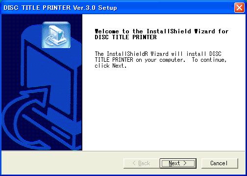 Be sure to install the DISC TITLE PRINTER application before you connect the printer to your PC.