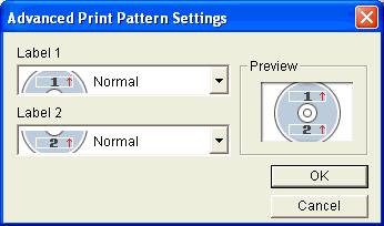 To modify a preset print pattern 1. On the main window, click. This displays a dialog box for selecting a print pattern. 2. Click.