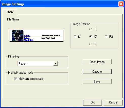 Controlling the Aspect Ratio of an Image Perform the following steps to specify whether the aspect ratio should be maintained when the image is resized, and to specify the position of the image. 1.