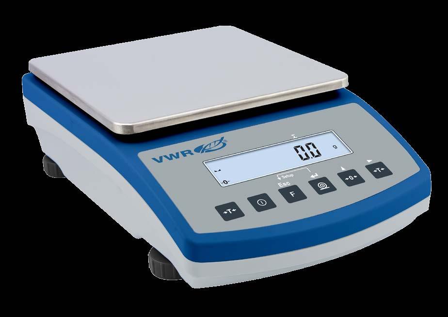 VWR P-SERIES BALANCES P-Series Balances: Anywhere that Accuracy and Portability is Required Versatile: The VWR P-Series balances are ideal for educational, light industrial, and general laboratory