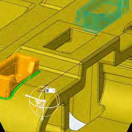 from the modeling environment Direct Modeling (Flexible Modeling) Make changes to Creo data regardless of design intent includes sheetmetal Modify