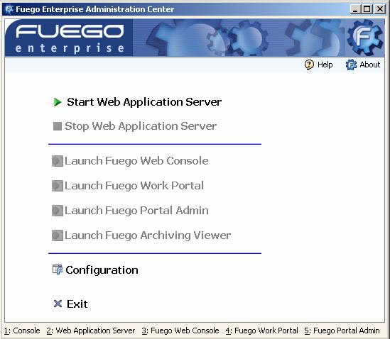 Steps to Configure Fuego 5.5 Enterprise Admin Center Application 1.