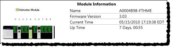View the module information Chapter 3 System status See "System status (page 75)". System utilization See System utilization (page 76)"".