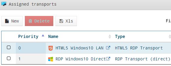 Once all these tasks are performed, users (belonging to the "Users" or "Admins" group) could access their Windows 10 virtual desktops through a direct RDP connection and also HTML5.