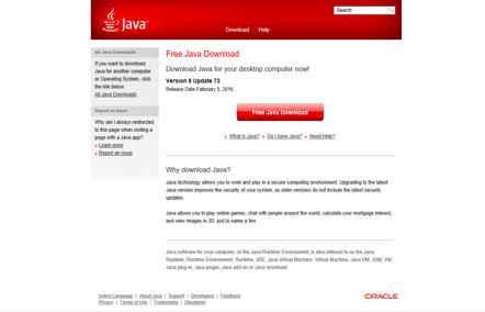 JAVA Installation Free Download This page