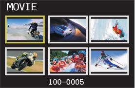 Basic Operations Movie playback Choose the movie and