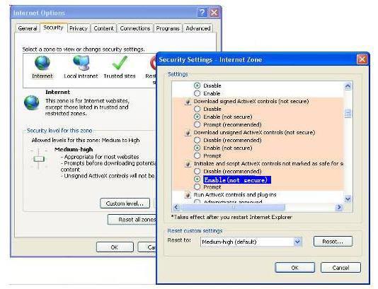 Open IE browser, then right click, select Run as administrator 6.1.5 Subnet doesn t match Check whether your ipcamera in the same subnet of your computer.