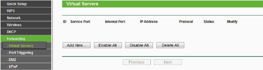 If there is a UPnP function in your router: Choose "Forwarding > UPnP", make sure that the