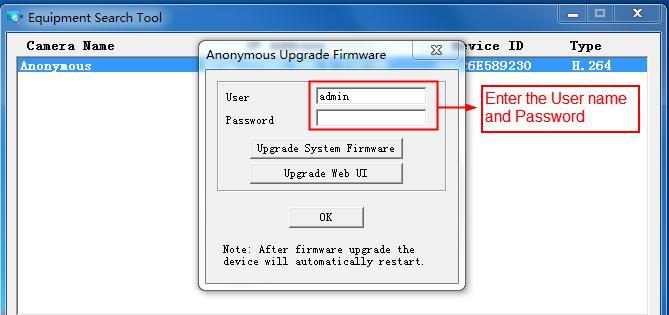 CAUTION: If your camera works well with the current firmware, we recommend not upgrading. Please don't upgrade the firmware unnecessarily.