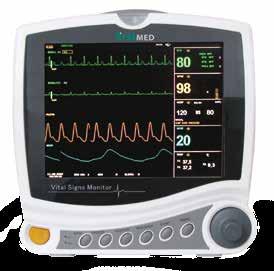 PATIENT MONITORS PM-6800 PATIENT MONITOR COMPACT DESIGN 8 LCD color screen 2 hours of battery life Simultaneous 7 waveforms