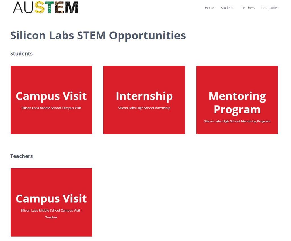 austem.org/silicon-labs/ CAMPUS VISIT FOR TEACHERS SUMMER 2016 Note: Register at http://austem.