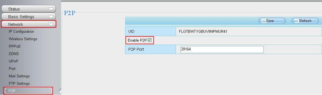 Port: Default is port 21. If changed, external FTP client program must change the server connection port accordingly. FTP Mode: Here supports two modes: PORT and PASV.