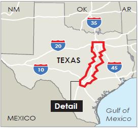 Example 1: TX s I-35 Expansion Project TxDOT project to upgrade and widen I-35 to