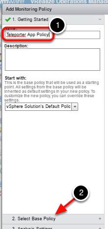 Mission 4: Configure the Policy Name 1.