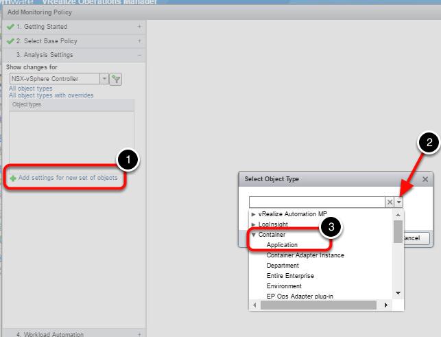 Mission 4: Select Analysis Settings 1. Click on "Add settings for new set of objects". 2.