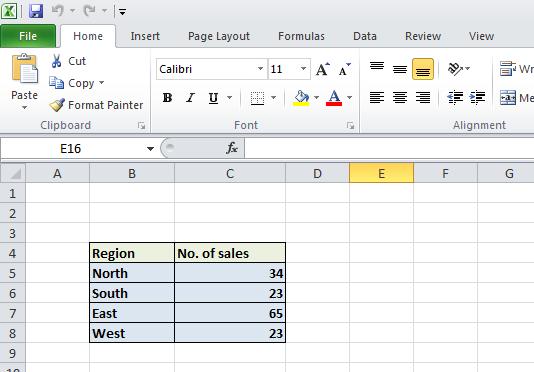 Excel 2010 Foundation Page 124 Charts Inserting a column chart Open a workbook called Chart.