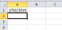 Excel 2010 Foundation Page 13 Excel recognises this as a date
