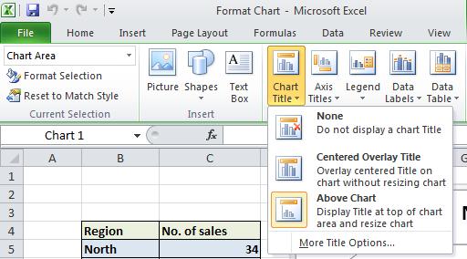 Excel 2010 Foundation Page 143 Click on the Axis Titles button in the Labels group.