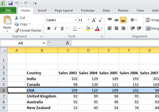 Excel 2010 Foundation Page 35 Manipulating rows and columns Inserting rows into a worksheet Open a workbook called