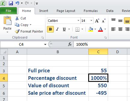 Excel 2010 Foundation Page 88 You will see the following, which is not quite the result you may have expected.