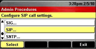 6.2. Configure SIP Global and Proxy Settings The section describes the administration steps to configure the SIP Domain and the SIP Proxy Server IP address.