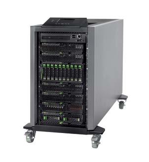 This includes expandable PRIMERGY tower servers for remote and branch offices, versatile rack-mount servers, compact and scalable blade systems, as well as density-optimized scale-out servers.