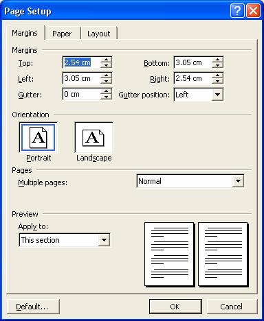 3.3 Document Formatting Document Formatting Options Open a file called DOCUMENT FORMATTING.
