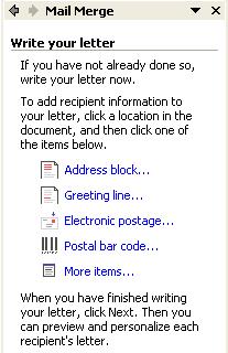 The next screen allows you to write your letter. Enter the following text to create a new letter, as illustrated.