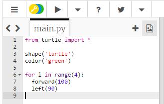 Notice the code we want to repeat is indented. This is extremely important, since that s how Python knows which lines you want to repeat!